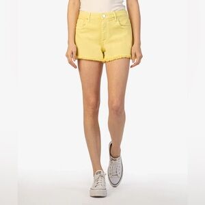 Kut From The Kloth Jane High Rise Short - Lemon Drop